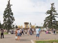 Happy people in park ENEA Royalty Free Stock Photo